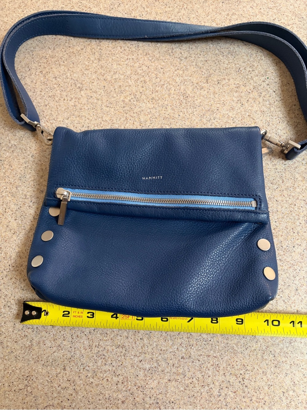 Hammitt Jazz Blues Leather VIP Limited Release VIP Crossbody Bag - Picture 14 of 16